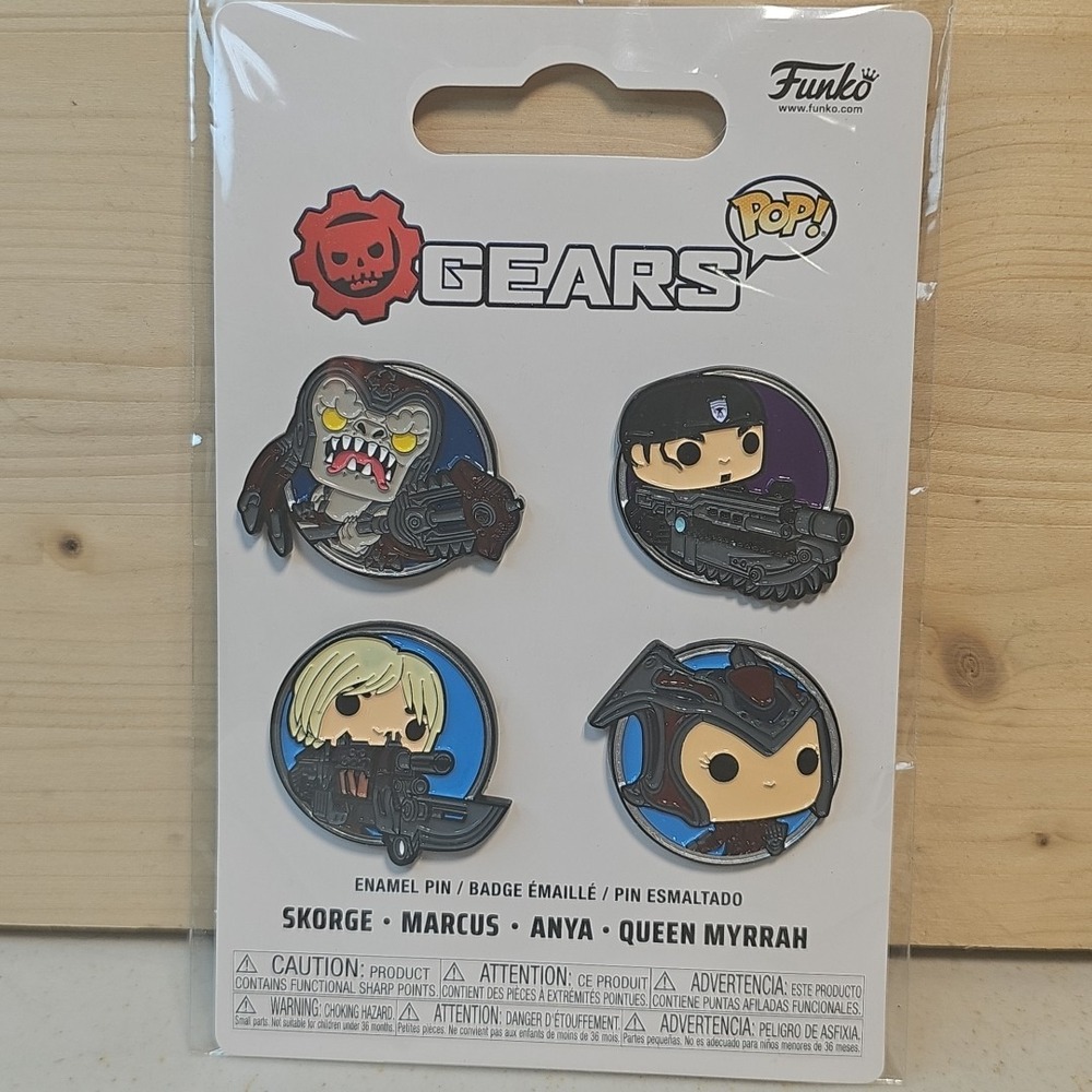 BRAND NEW Funko Pop! Gears of War Limited Edition Pin Set FACTORY SEALED